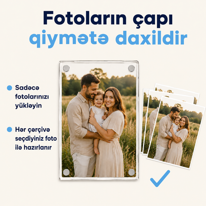 Acrylic™ – Dəyişdirilə Bilən Akril Foto Maqnit1