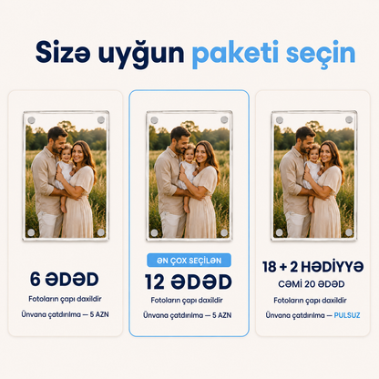 Acrylic™ – Dəyişdirilə Bilən Akril Foto Maqnit1