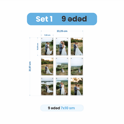 Acrylic™ – Dəyişdirilə Bilən Akril Foto Maqnit