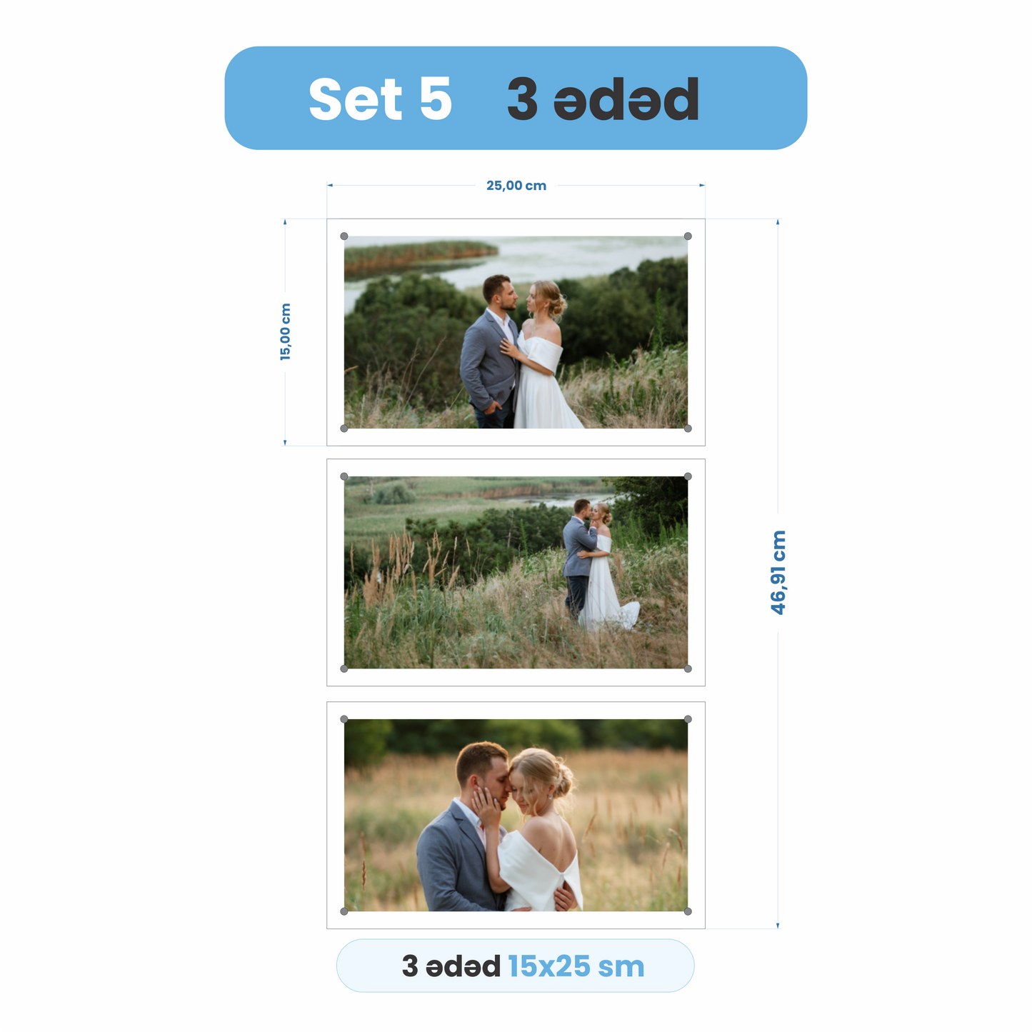 Acrylic™ – Dəyişdirilə Bilən Akril Foto Maqnit